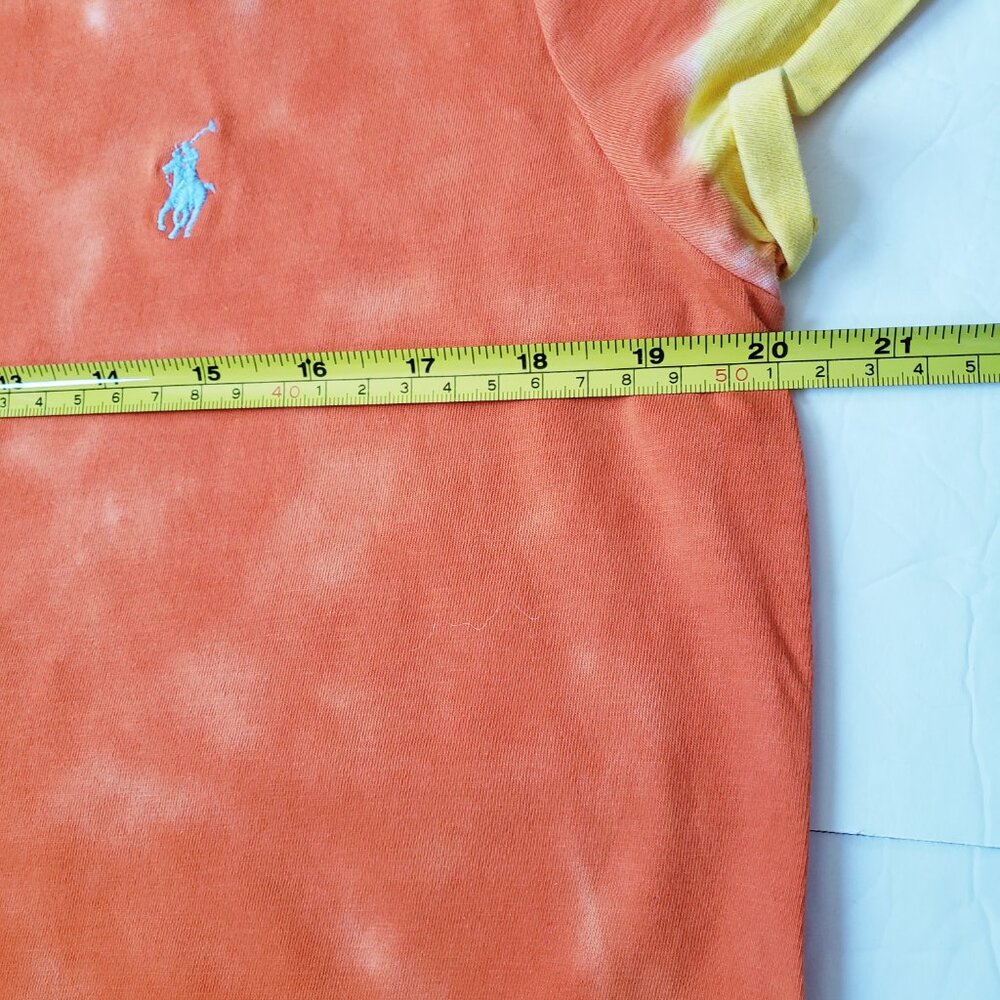 Polo Ralph Lauren Rainbow Tie Dye Preppy Cotton T-Shirt Mini Dress - Picture 7 of 11